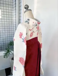 袴セット(卒業式袴セット)大学生、小学校生、高校生、中学生。白