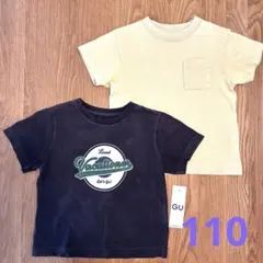 【送料込み】GU 半袖Tシャツ キッズ 110cm