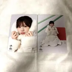 日向坂46 松田好花 過去寫真生寫真 白聖誕老人 套組