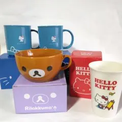 ローソンキャンペーン景品　マグカップ　スープマグカップ　コップ　４個