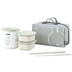 新品THERMOSサーモスミッフィー 保温弁当箱 DBQ-256Bライトグリーン