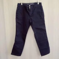 ギャップ パンツ 綿パン チノパン ストレートパンツ ネイビー Mサイズ