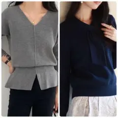 SAISON DE PAPILLON セゾン ド パピヨン 長袖ニット セット