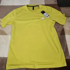 adidas トレーニングTシャツ Lサイズ イエロー