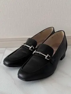 AQUA BELL ブラックローファー