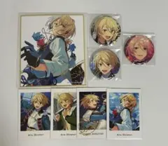 あんさんぶるスターズ！！白鳥藍良ぱしゃこれ 缶バッジ 色紙