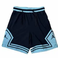 NIKE JORDAN バスケットボールパンツ ブラック×ライトブルー