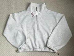 BAYFLOW ハーフZIPショートプルオーバー