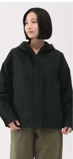 新品タグ付き！無印良品の撥水ＵＶカットポケッタブルフードジャケットです♪Mサイズ