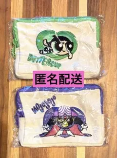 パワパフガールズ⭐︎刺繍ポーチ　2点セット