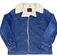 70s usa製 ラングラー　デニムボアジャケット