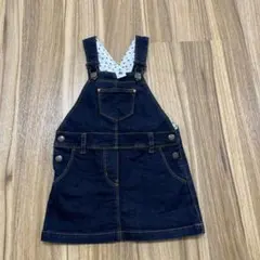 PETIT BATEAU デニム　ジャンパースカート　3ans/94cm