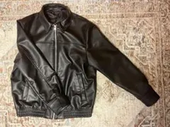 ZARA メンズ シングルライダースジャケット ブラック M