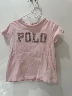 POLO ロゴ入り ピンク Tシャツのサムネイル