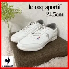 ☆ホワイトレザー/防水仕様【le coq sportif】ルコック　スポルティフのサムネイル