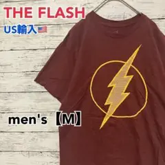 ●T108【US輸入】THE FLASH Tシャツ ブラウン系 men's【M】