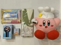 星のカービィ ぬいぐるみ サマーケット　バッグ　ハンディファン　フィギュア　5点