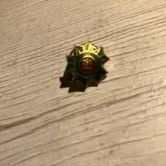 優良表彰バッチ金色 緑色