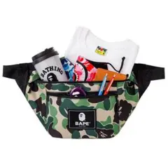 A BATHING APE 迷彩 猿 カモ柄 ボディバッグ