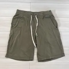 UNIQLO カットソーイージーショートパンツ オリーブ S
