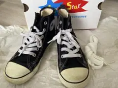 CONVERSE ALL STAR ブラック ハイカット スニーカー　19cm