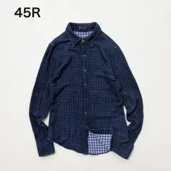 45R リネン マドラスチェックパーカー size4 - メルカリ