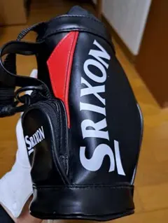 Srixon ゴルフキャディバッグ型ペットボトルホルダー500ml タイプ黒 赤