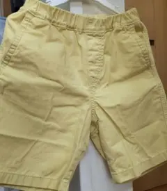 UNIQLO キッズ ハーフパンツ 130 イエロー