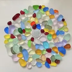 241 シーグラス　レアカラー入り大容量ミックスカラーセット　150g