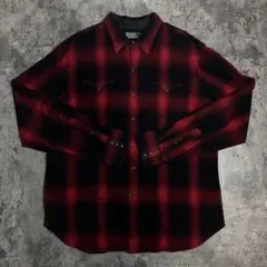 Polo Ralph Lauren 90s オンブレ ヘビーフランネルシャツXL