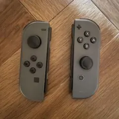 ジャンク品 Nintendo Switch ジョイコン グレー 純正品