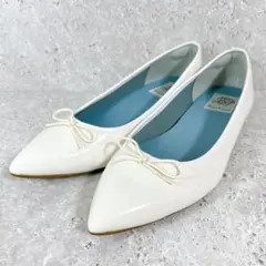 【未使用級】レイン対応Emma Francis フラットバレエシューズ 24.5