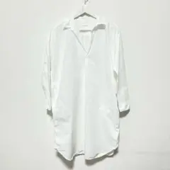 URBANRESEARCHDOORS コットンシャツワンピース 長袖 白