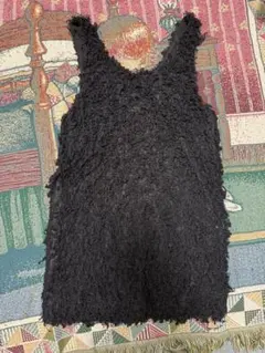 シャギーベスト