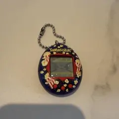 Tamagotchi ポップコーン柄 青卵型