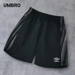 極美品 UMBRO アンブロ ハーフパンツ トレーニング ショーツ 黒 L