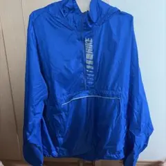 Nike フード付きナイロンジャケット Lサイズ 青