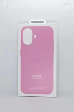 新品-純正互換品-iPhone16 シリコンケース・ ピオニー