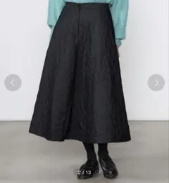 Cellar Door キルティング フレアスカート