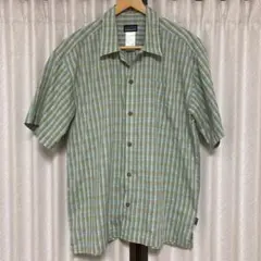 パタゴニア 開襟 チェックシャツ 美品