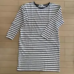 ショコラフィネローブ 長袖 ボーダー