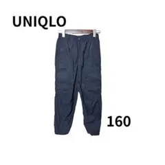UNIQLO カーゴパンツ 160 ブラック キッズ カジュアル即購入可