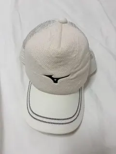 미즈노 메쉬 캡 화이트