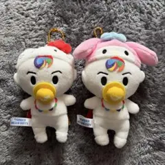 7ORDER 小田ちゃん×キティちゃんマイメロぬいぐるみボールチェーン付きセット