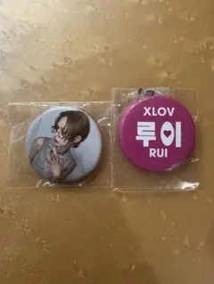XLOV 루이 움티 일본 공연 한정 캔 배지