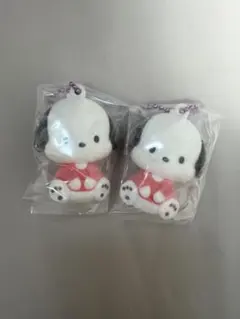 サンリオキャラクターズ　ふわわフロッキーマスコット　ポチャッコ　2点セット