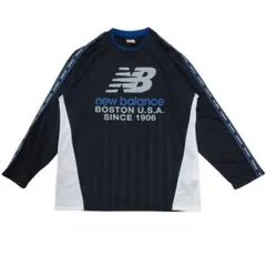 new balance 長袖シャツ 速乾性 160サイズ ブラック