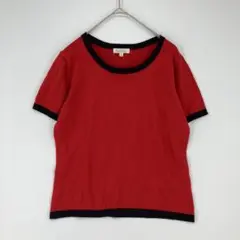 Ropé Picnic ロペピクニック レッド 半袖ニット