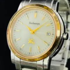 稼働品 Burberrys バーバリー ソーラー腕時計 メンズ　R8YC370のサムネイル