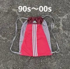 新品 adidas ナップサック タグ付き y2k tech 赤 青 - メルカリ